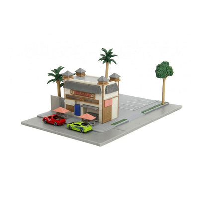 Fast &amp; Furious Nano Metalfigs Nano Scene Toretto´s Café