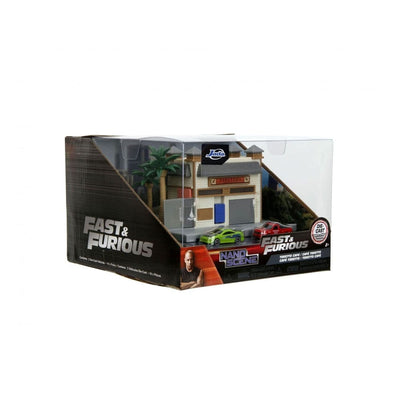 Fast &amp; Furious Nano Metalfigs Nano Scene Toretto´s Café
