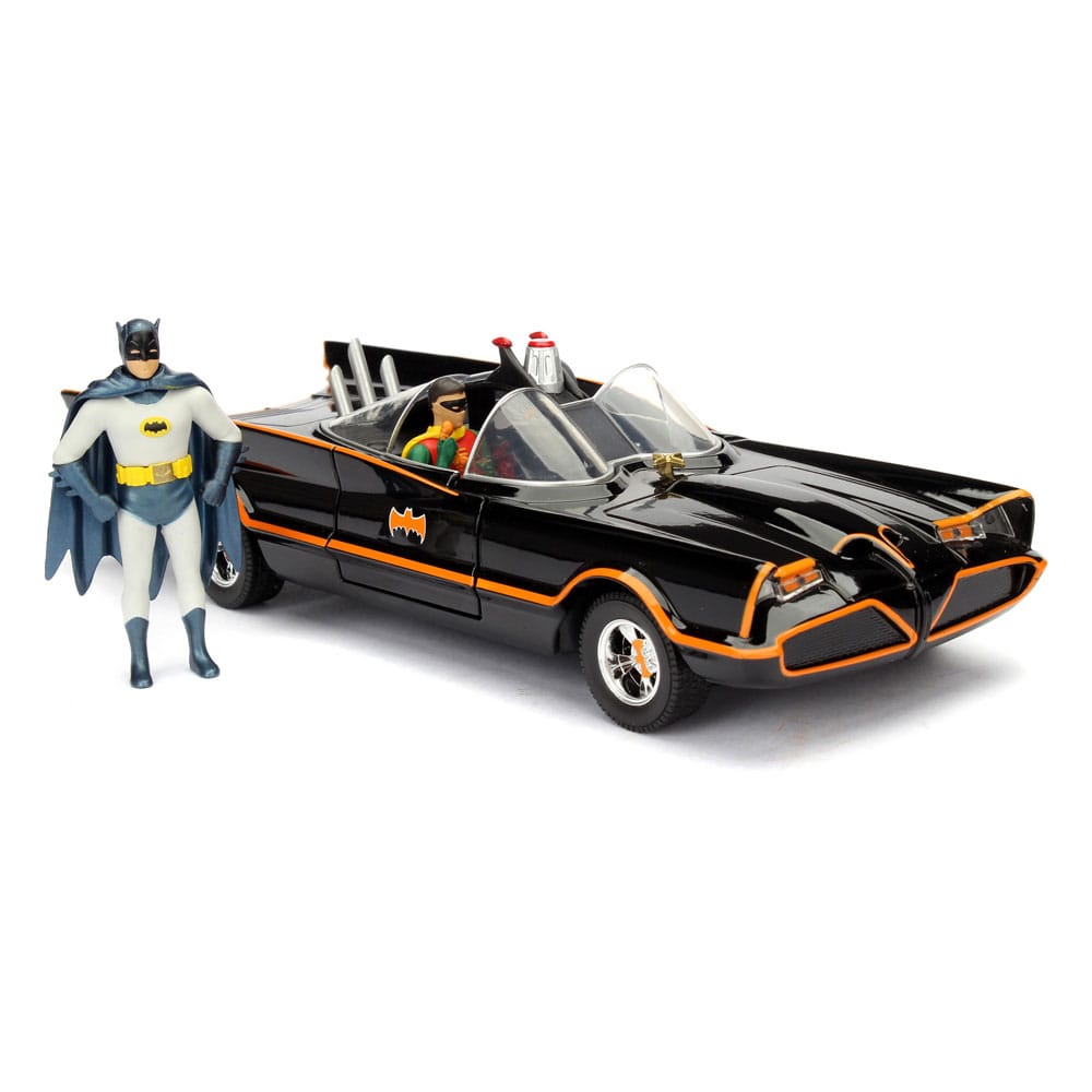 DC Comics Diecast Model 1/24 Batman 1966 Classic Batmobile