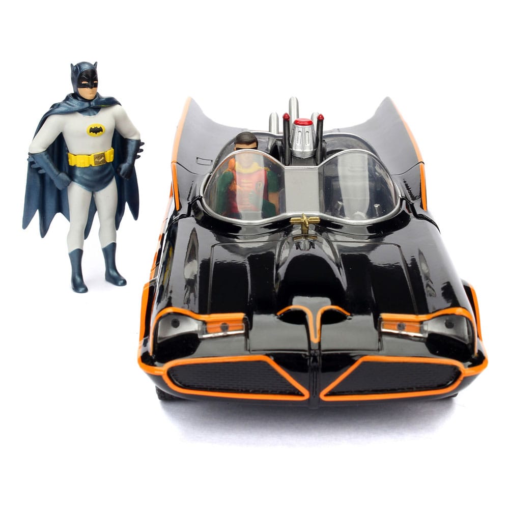 DC Comics Diecast Model 1/24 Batman 1966 Classic Batmobile