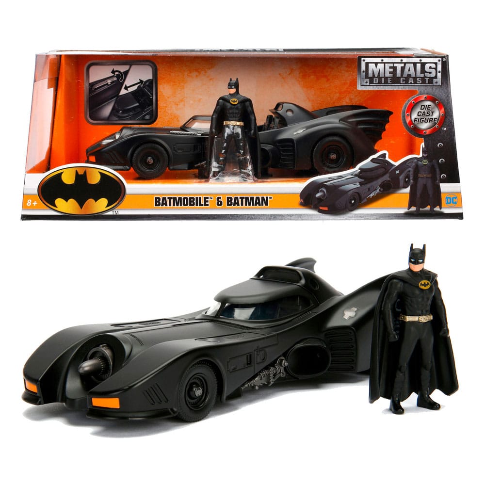 DC Comics Diecast Model 1/24 Batman 1989 Batmobile