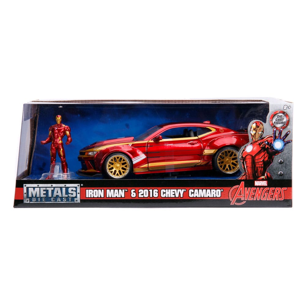 Avengers Diecast Model 1/24 2016 Chevy Camaro SS Iron Man