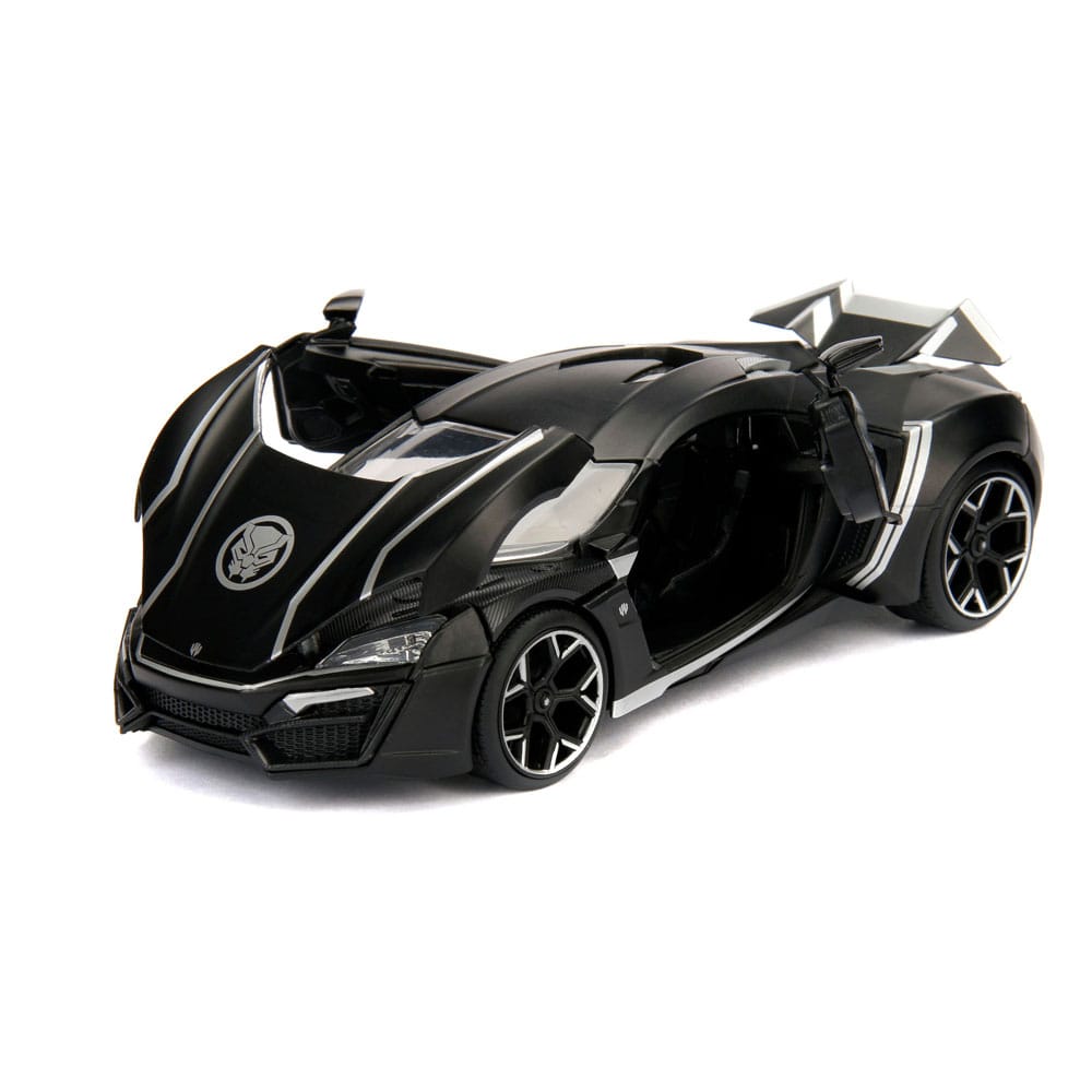 Avengers Diecast Model 1/24 Lykan Hypersport Black Panther