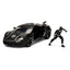 Avengers Diecast Model 1/24 Lykan Hypersport Black Panther