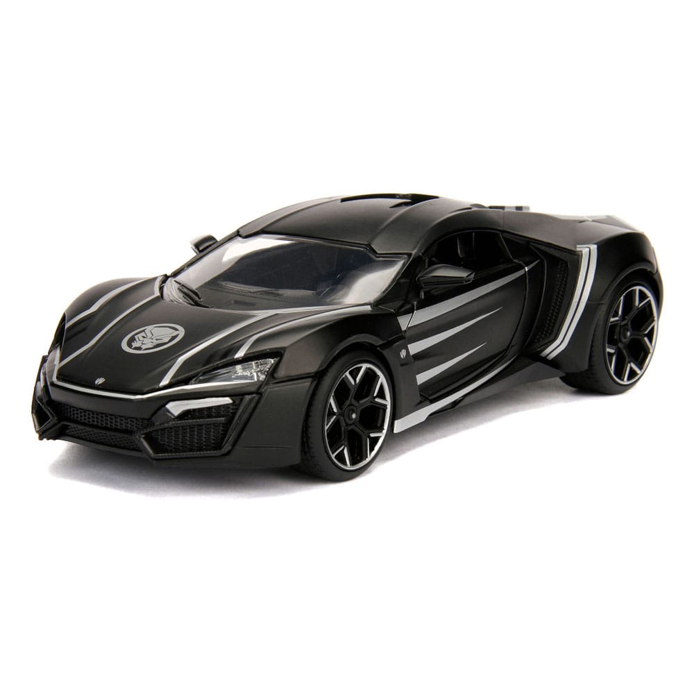 Avengers Diecast Model 1/24 Lykan Hypersport Black Panther