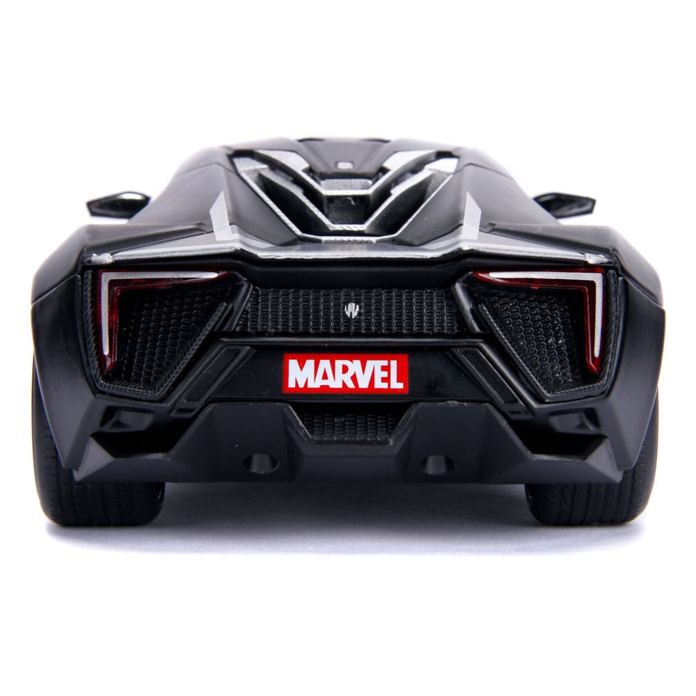 Avengers Diecast Model 1/24 Lykan Hypersport Black Panther