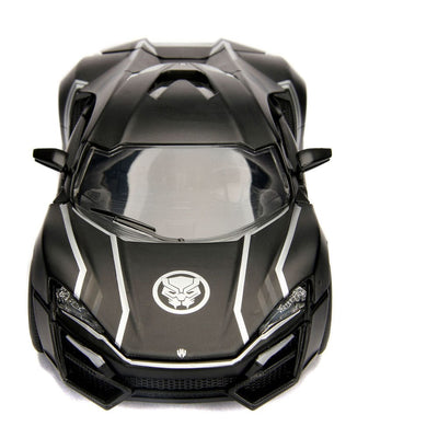 Avengers Diecast Model 1/24 Lykan Hypersport Black Panther