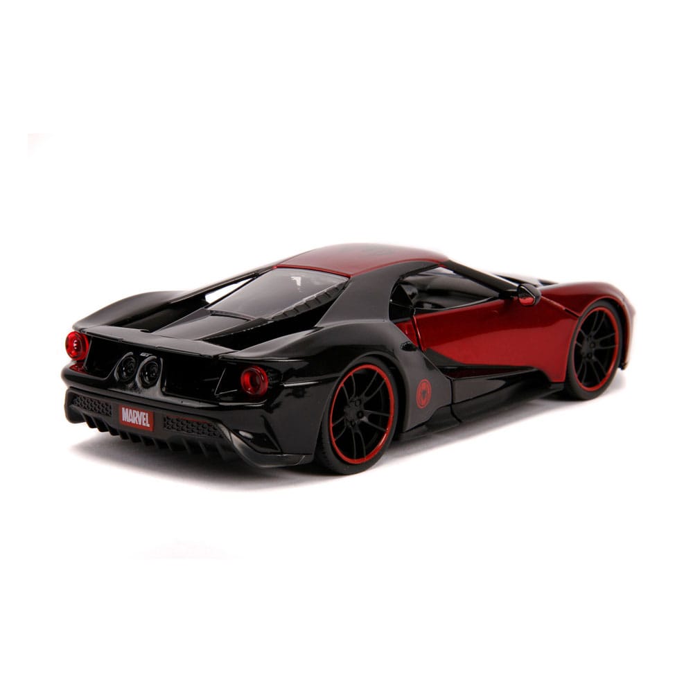 Spider-Man Diecast Model 1/24 2017 Ford GT Miles Morales