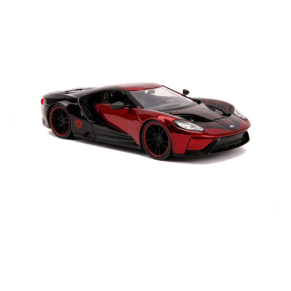 Spider-Man Diecast Model 1/24 2017 Ford GT Miles Morales