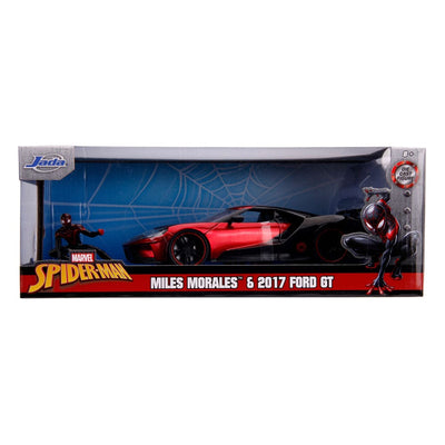 Spider-Man Diecast Model 1/24 2017 Ford GT Miles Morales