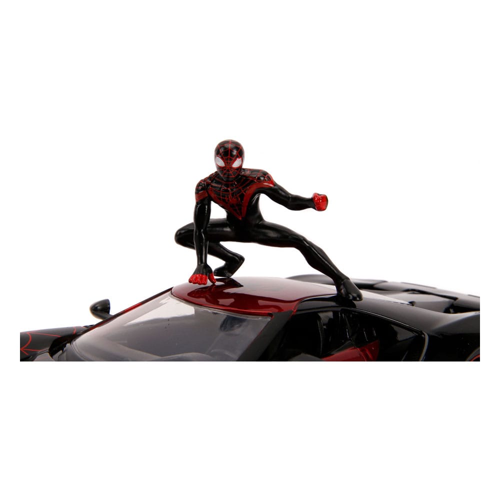 Spider-Man Diecast Model 1/24 2017 Ford GT Miles Morales