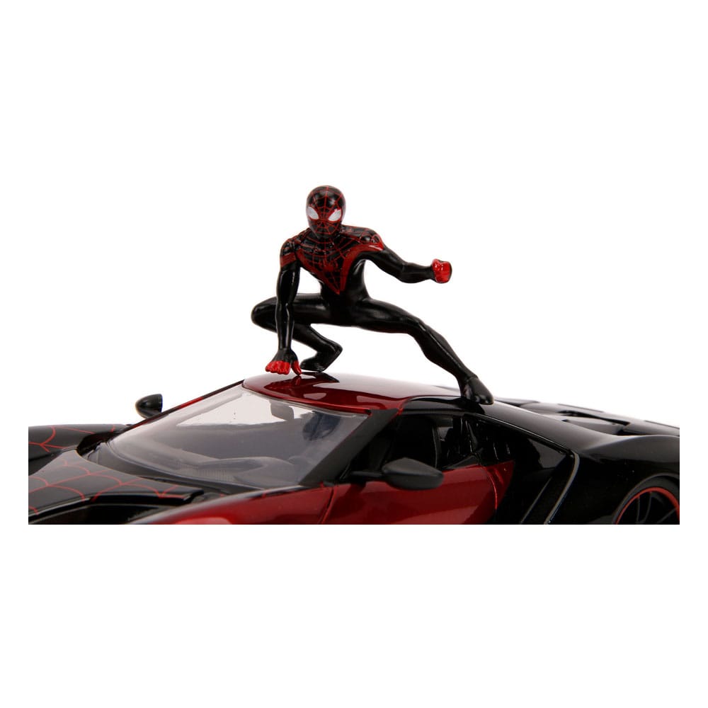 Spider-Man Diecast Model 1/24 2017 Ford GT Miles Morales