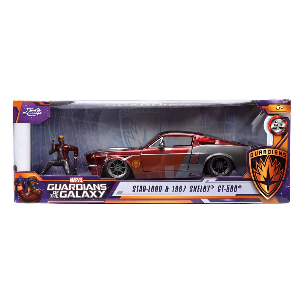 Guardians of the Galaxy Diecast Model 1/24 1967 Ford Mustang Star Lord