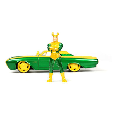 Marvel Diecast Model 1/24 Ford Thunderbird Loki