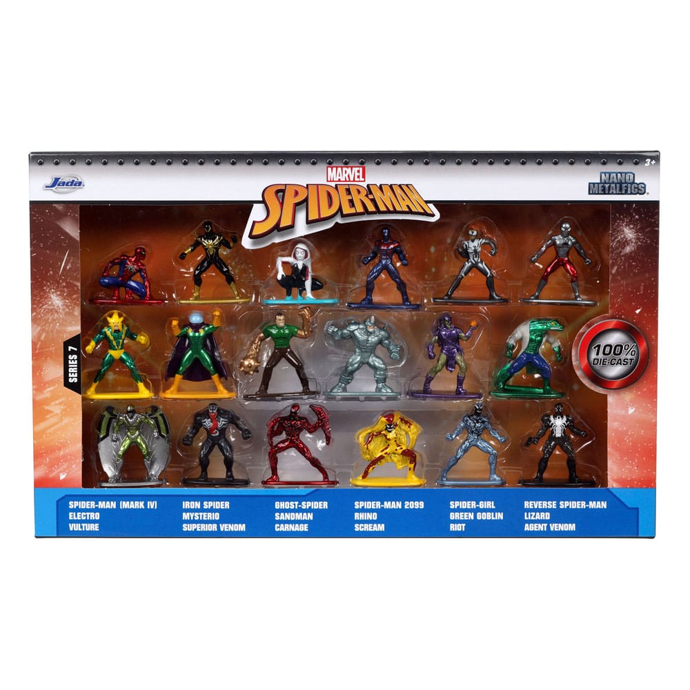 Marvel Nano Metalfigs Diecast Mini Figures 18-Pack Wave 7 4 cm