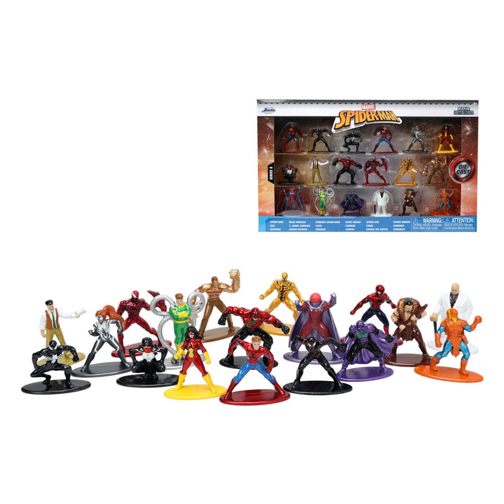 Marvel Nano Metalfigs Diecast Mini Figures 18-Pack Wave 8 4 cm