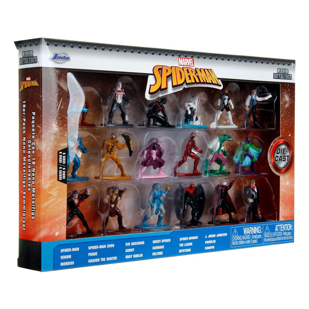 Marvel Nano Metalfigs Diecast Mini Figures 18-Pack Wave 9 4 cm