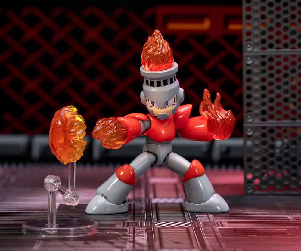 Mega Man Action Figure Fire Man 11 cm