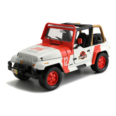 Jurassic World Diecast Model 1/24 1992 Jeep Wrangler