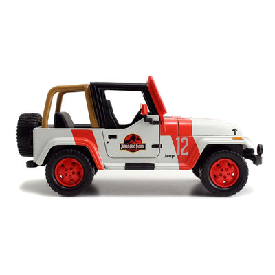 Jurassic World Diecast Model 1/24 1992 Jeep Wrangler