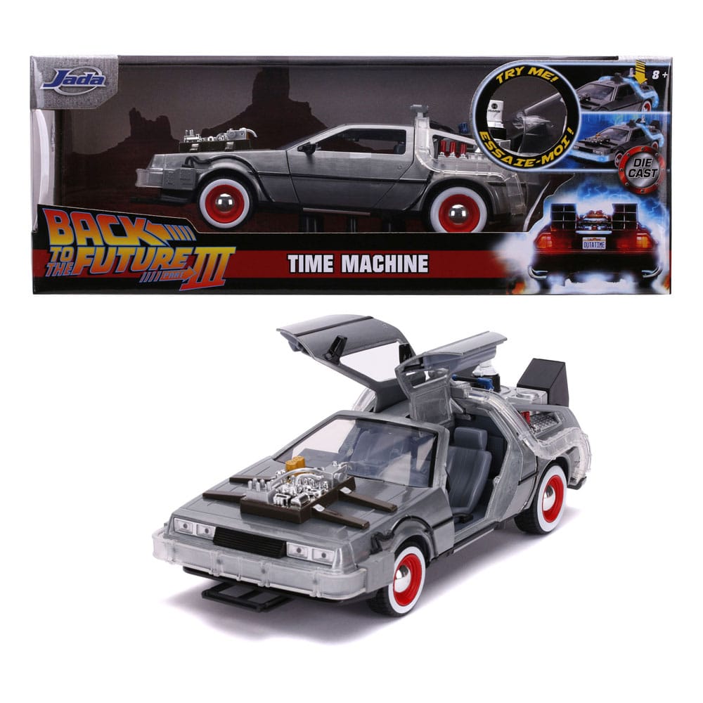 Back to the Future 3 Diecast Model 1/24 Time Machine Model 3