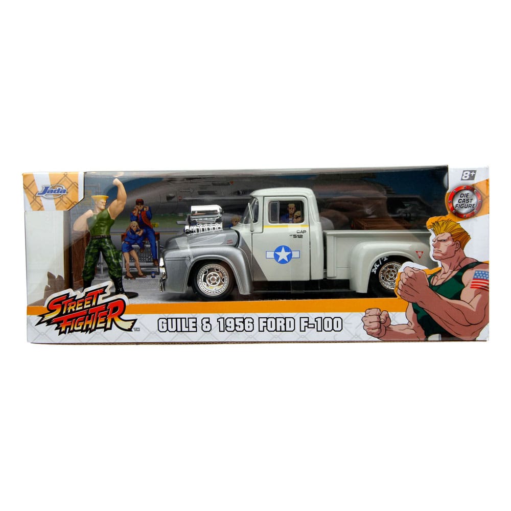 Street Fighter Diecast Model 1/24 1956 Ford Pickup Guile