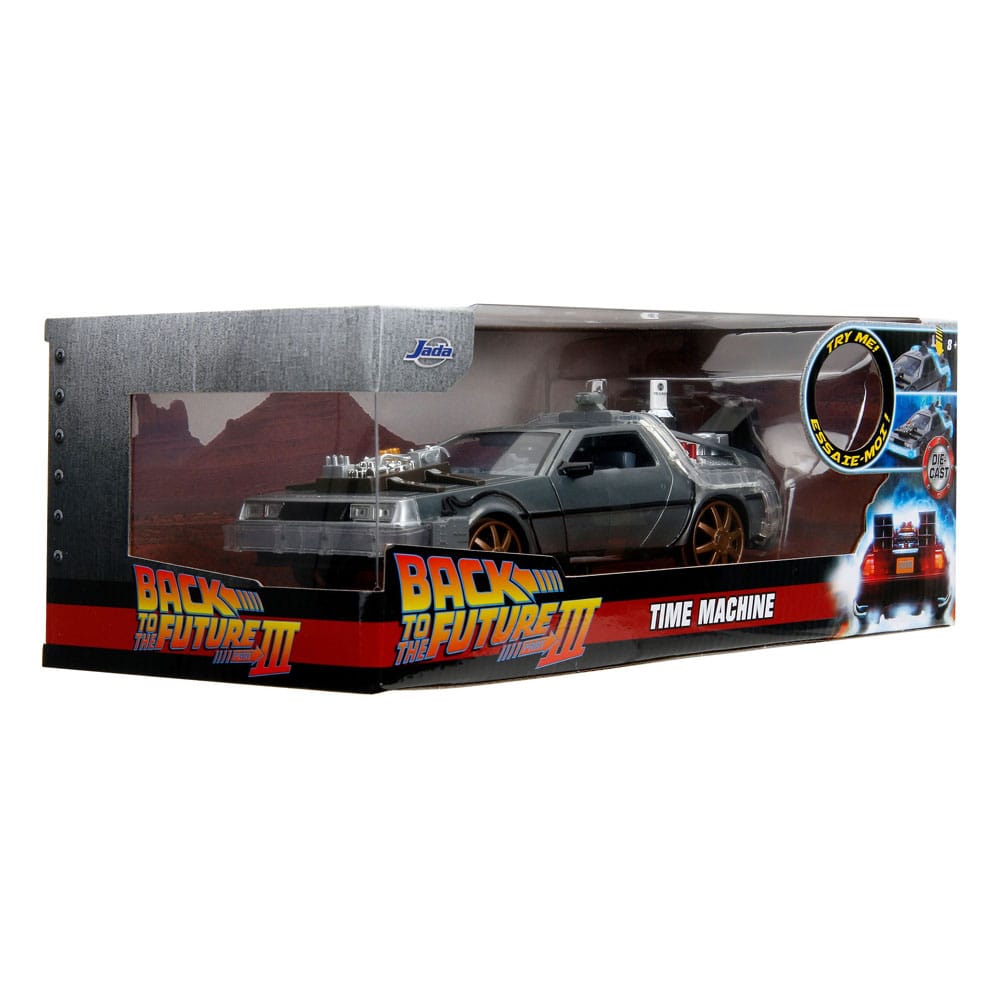 Back to the Future 3 Diecast Model 1/24 Time Machine Model 4