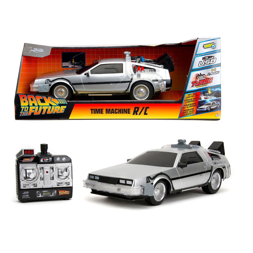 Back to the Future Vehicle Infra Red Controlled 1/16 RC Time Machine