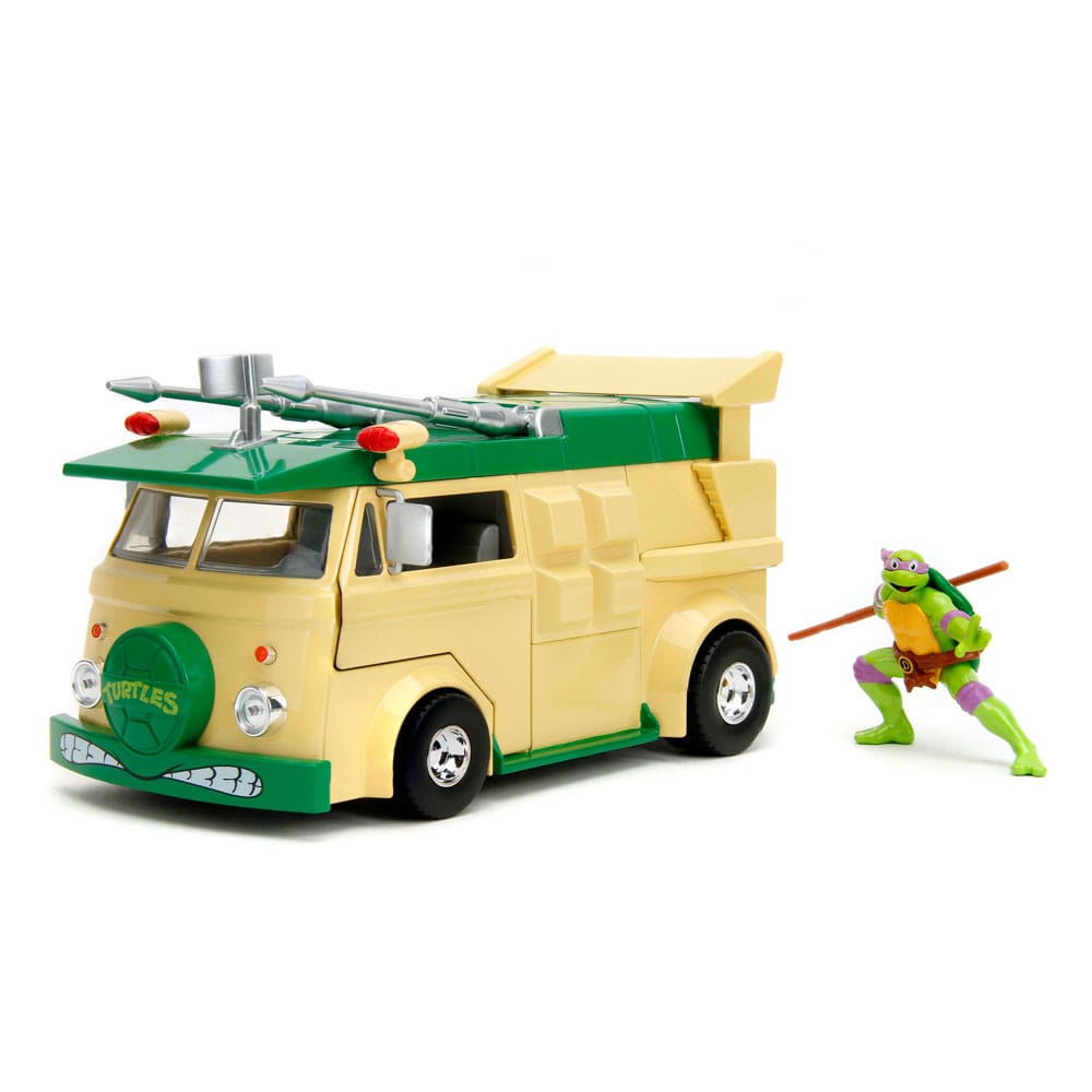 Teenage Mutant Ninja Turtles Diecast Model 1/24 Donatello & Party Wagon