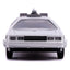 Back to the Future II Hollywood Rides Diecast Model 1/32 DeLorean Time Machine