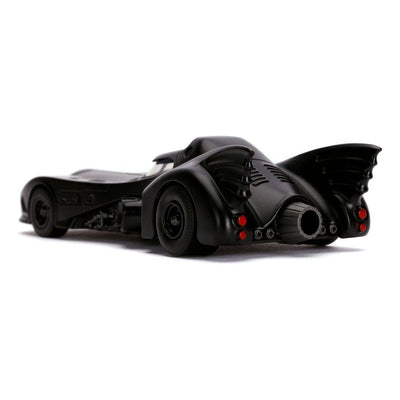 Batman 1989 Hollywood Rides Diecast Model 1/32 1989 Batmobile with Figure