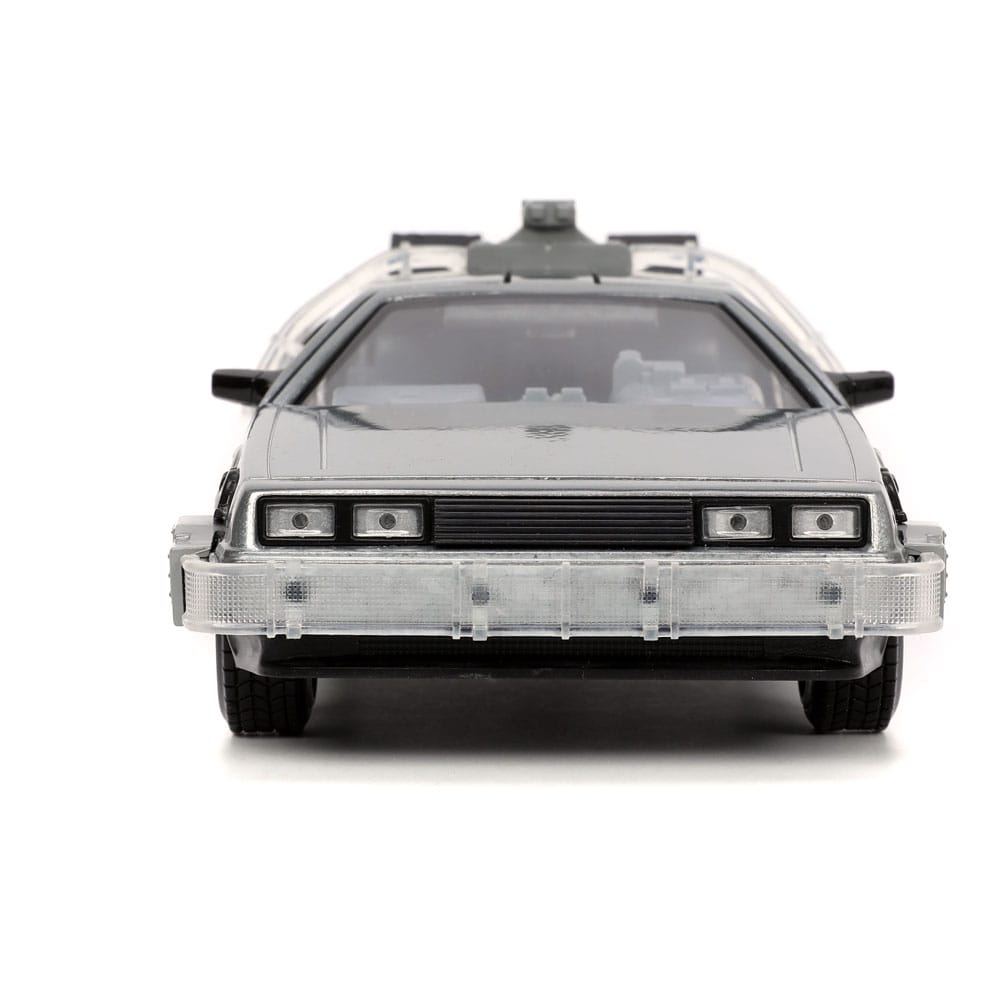 Back to the Future Hollywood Rides Diecast Model 1/24 Back to the Future 1 Time Machine