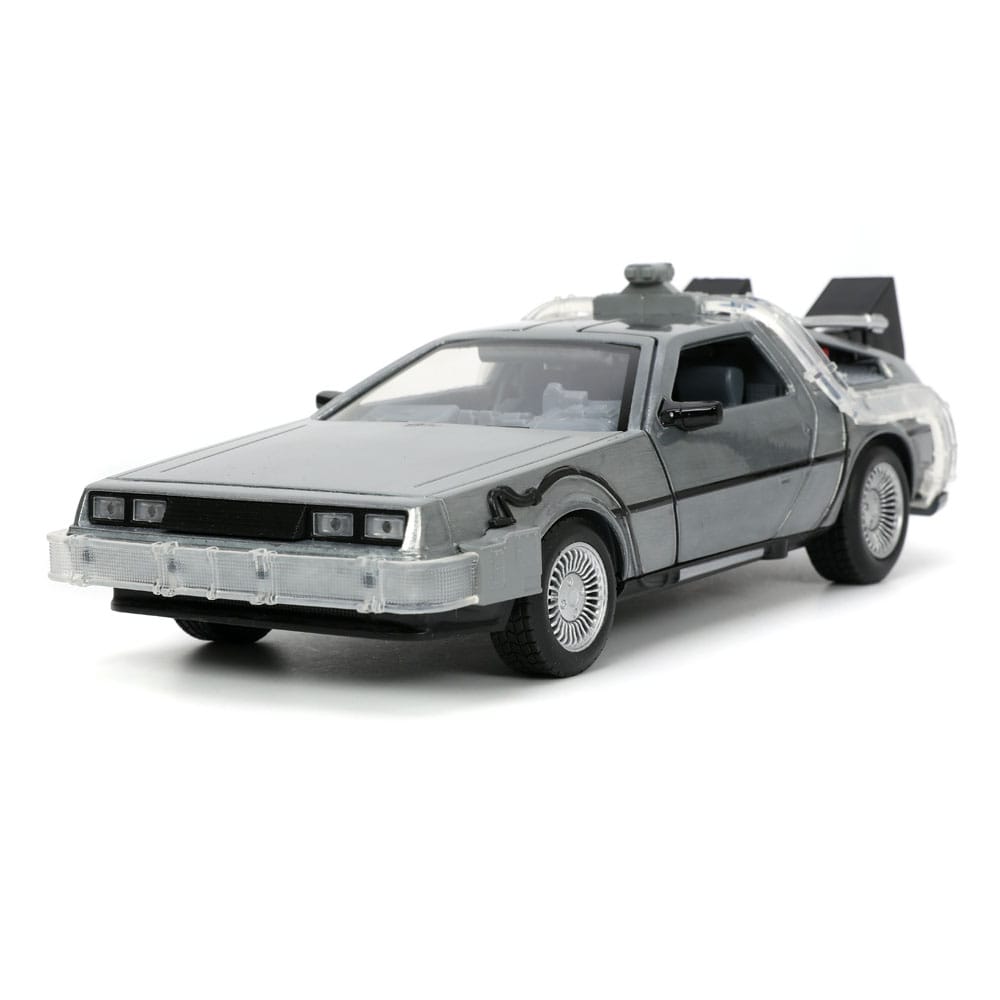 Back to the Future Hollywood Rides Diecast Model 1/24 Back to the Future 1 Time Machine