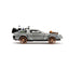 Back to the Future III Hollywood Rides Diecast Model 1/32 DeLorean Time Machine Railroad Wheels