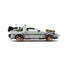 Back to the Future III Hollywood Rides Diecast Model 1/24 DeLorean Time Machine Railroad Wheels