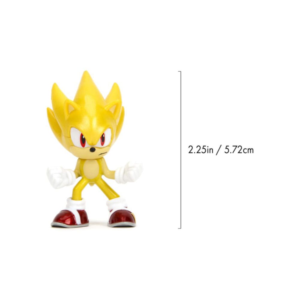 Sonic the Hedgehog Nano Metalfigs Diecast Mini Figures 3-Pack 5 cm