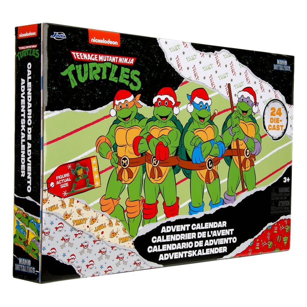 Teenage Mutant Ninja Turtles Battle Diecast Mini Figures Advent Calendar Holiday 2024