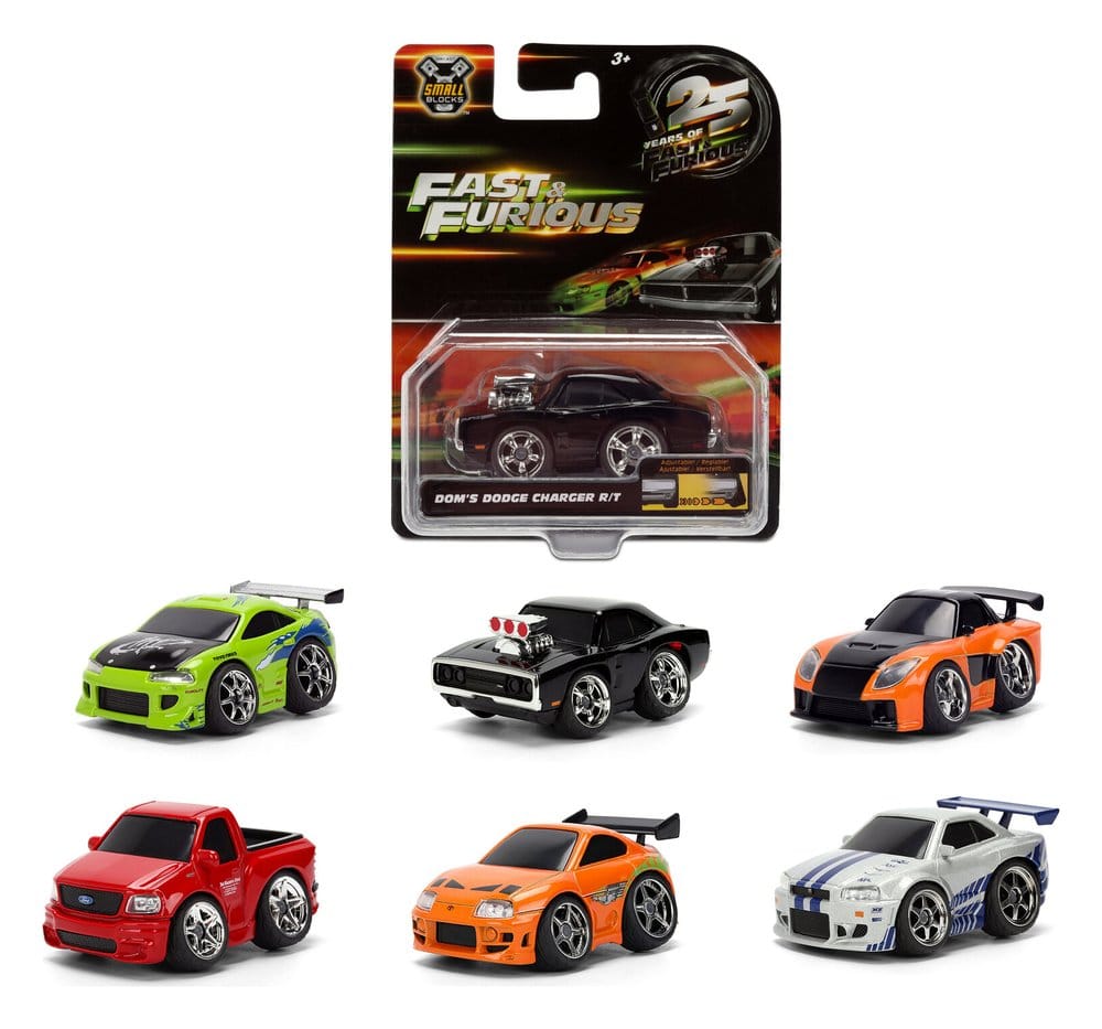 Fast &amp; Furious Vehicle 1:43 Small Blocks 6 cm