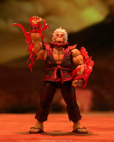 Ultra Street Fighter II: The Final Challengers Action Figure 1/12 Akuma Deluxe 15 cm