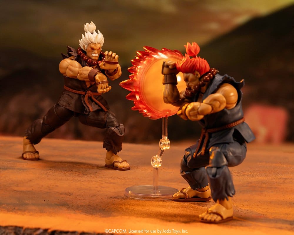 Ultra Street Fighter II: The Final Challengers Action Figure 1/12 Akuma Deluxe 15 cm