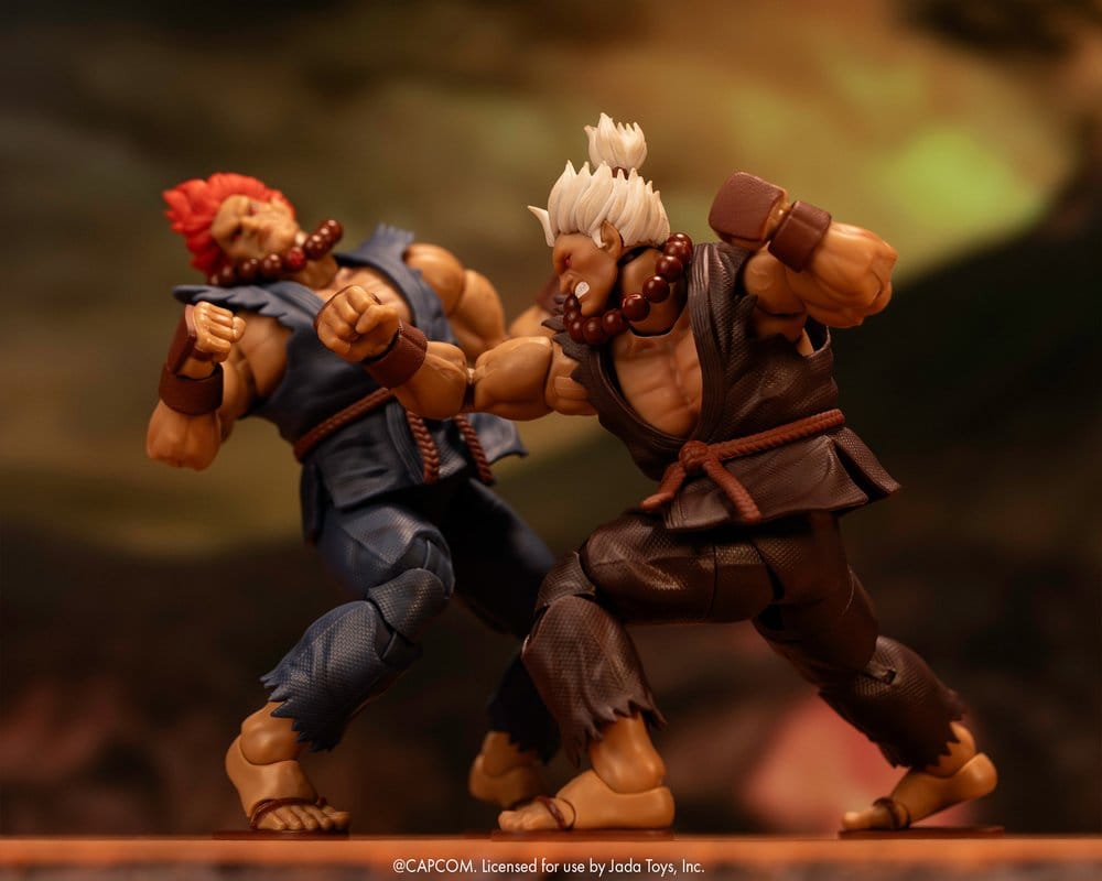 Ultra Street Fighter II: The Final Challengers Action Figure 1/12 Akuma Deluxe 15 cm