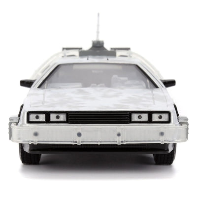 Back to the Future Diecast Model 1/24 Time Machine Frost