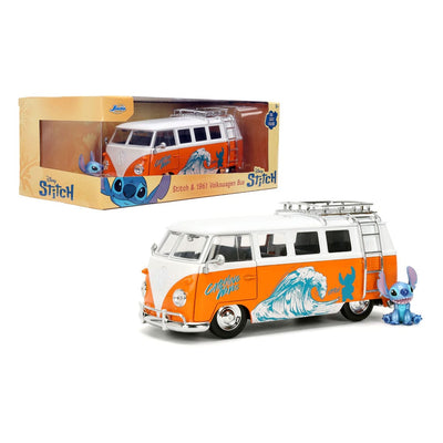 Lilo &amp; Stitch Diecast Model 1/24 1961 VW Bus Stitch