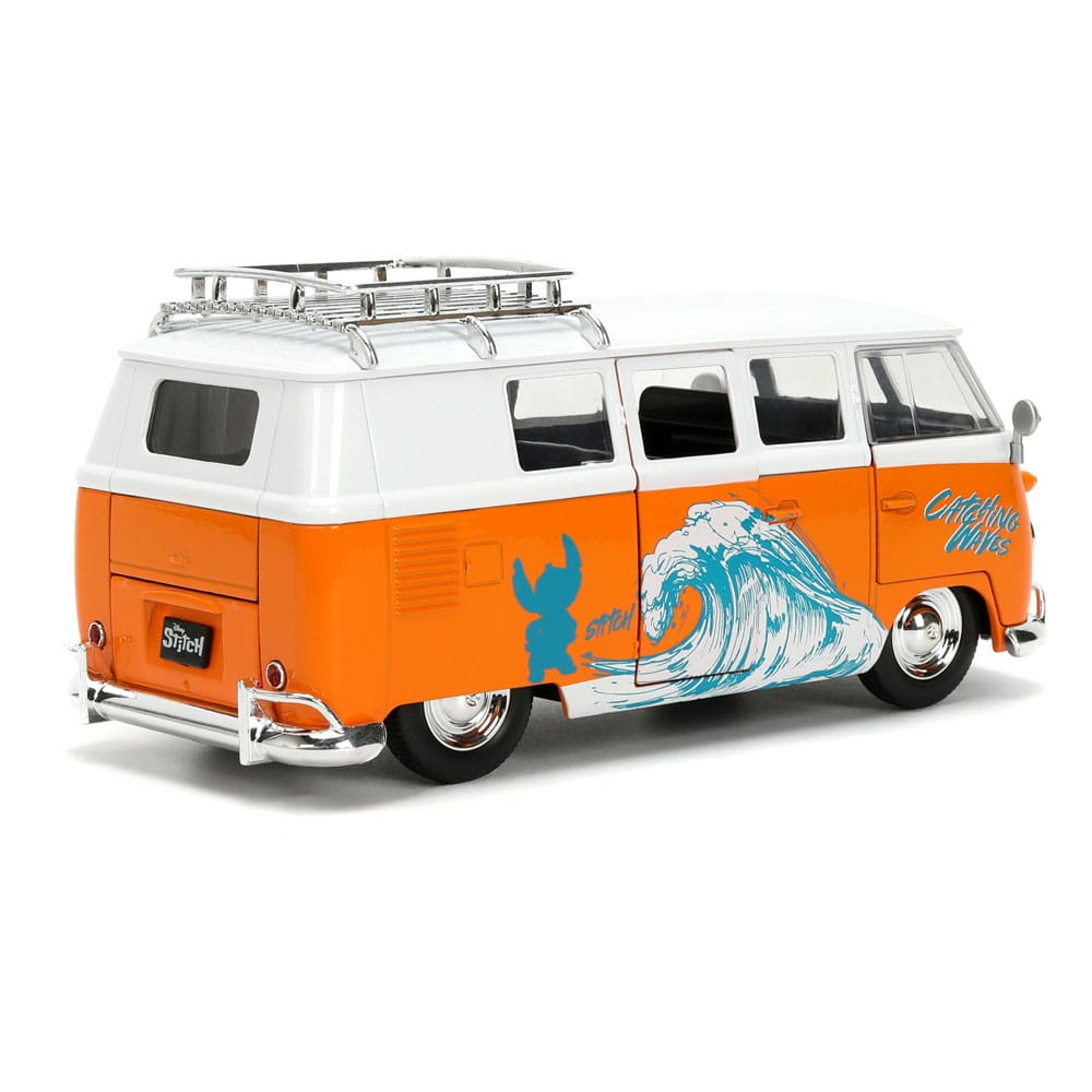 Lilo & Stitch Diecast Model 1/24 1961 VW Bus Stitch