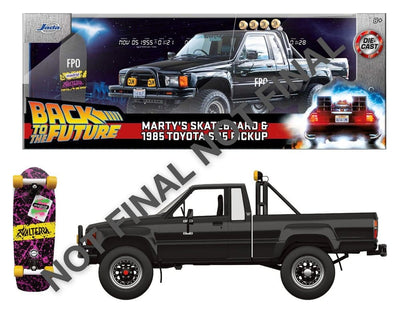 Back to the Future Diecast Vehicle 1:24 Marty's Skateboard 1985 Toyota - Damaged packaging