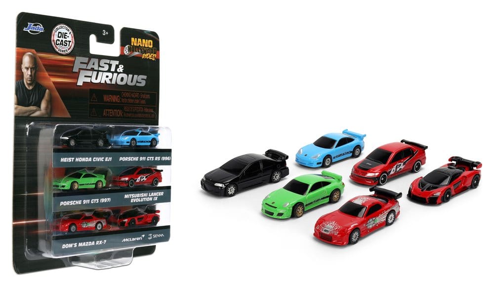 Fast & Furious 6-Pack Nano Cars
