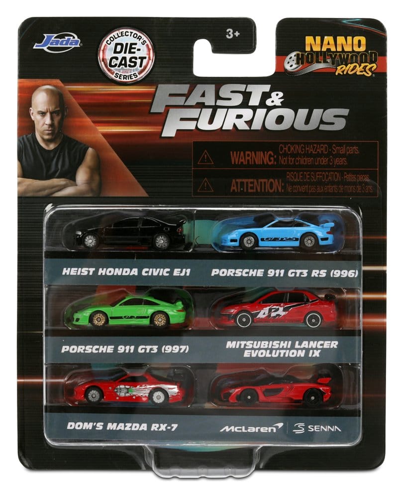 Fast & Furious 6-Pack Nano Cars