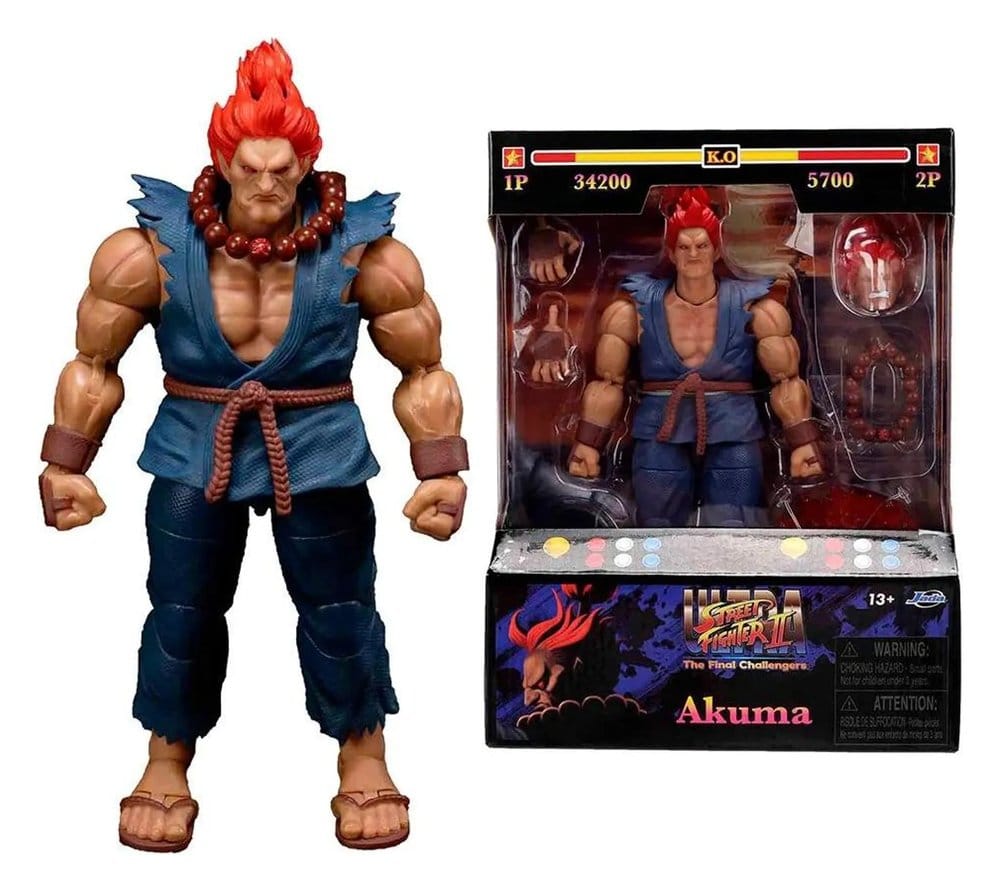 Street Fighter II Action Figure Akuma 15 cm
