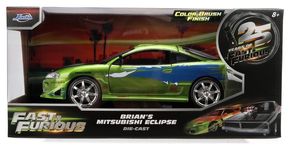 Fast & Furious Diecast Vehicle 1:24 Anniversary Mitsubishi 19 cm