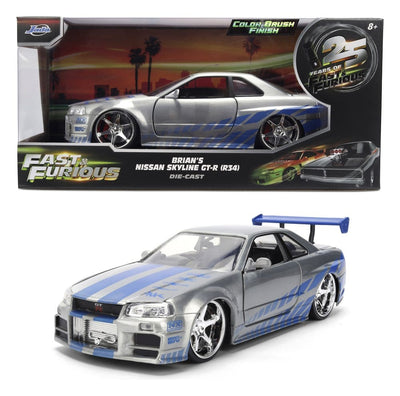 Fast & Furious Diecast Vehicle 1:24 Anniversary Nissan Skyline 19 cm